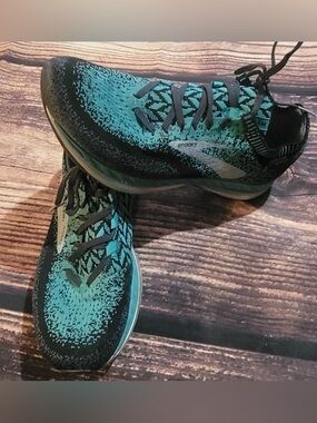 Brooks Bedlam DNA AMP Stability Running Shoes Teal Black Women’s Size 8